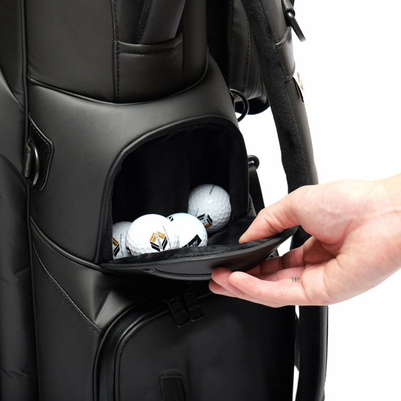 NYLON POLYCA CADDY BAG BLACK