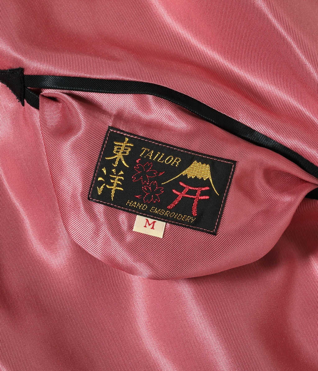 Early 1950s Style Acetate Souvenir Jacket “WHITE EAGLE” × “LANDSCAPE”