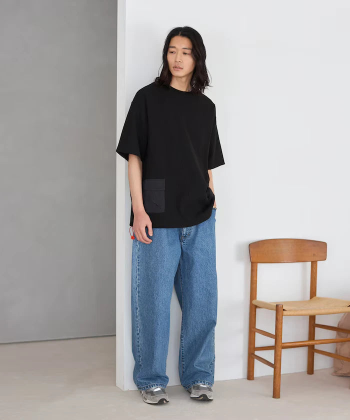Side Pocket Spindle Tech Thermal Short Sleeve T-Shirt / Big Silhouette