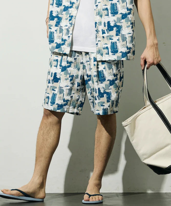 Pattern Easy Shorts / Allover Design Short Pants / Setup Compatible