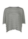 Accordion See-Through Crepe