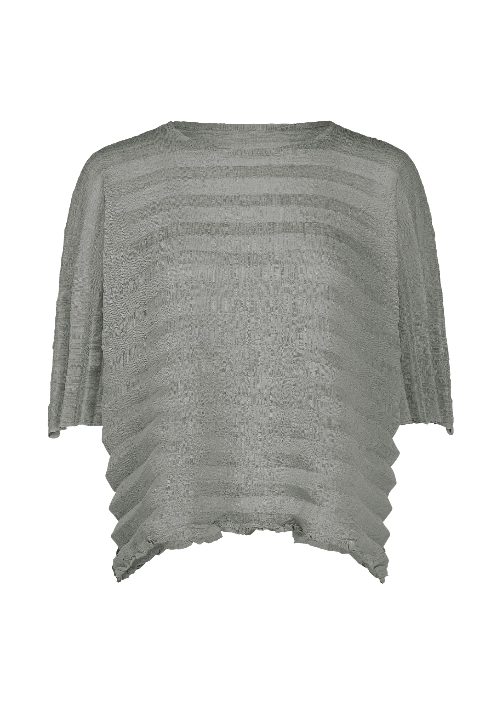 Accordion See-Through Crepe