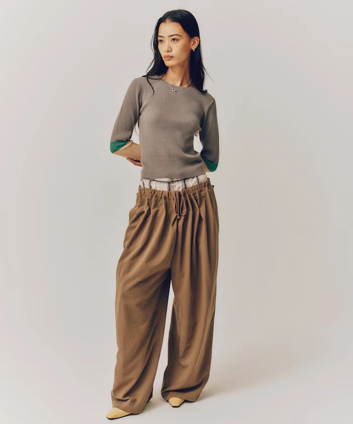 2WAY Suspender Pants / Wide Easy Pants