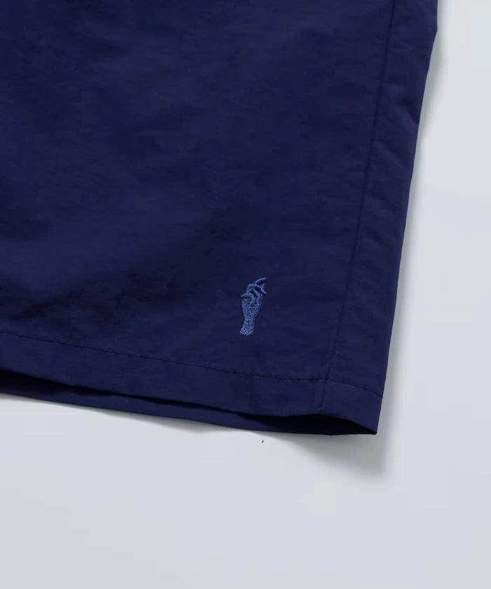 Nylon Sleek Water Length Baggy Shorts