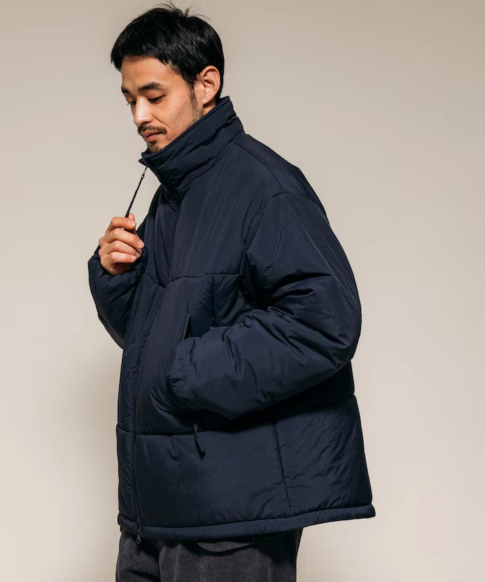 PRIMALOFT PUFF JACKET / Primaloft Stand Collar Puff Jacket / Insulated Blouson