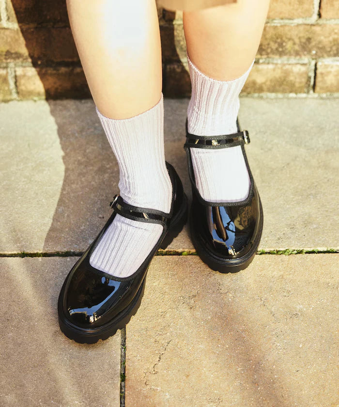 Sunny Rain Compatible Chunky Mary Jane Sneakers