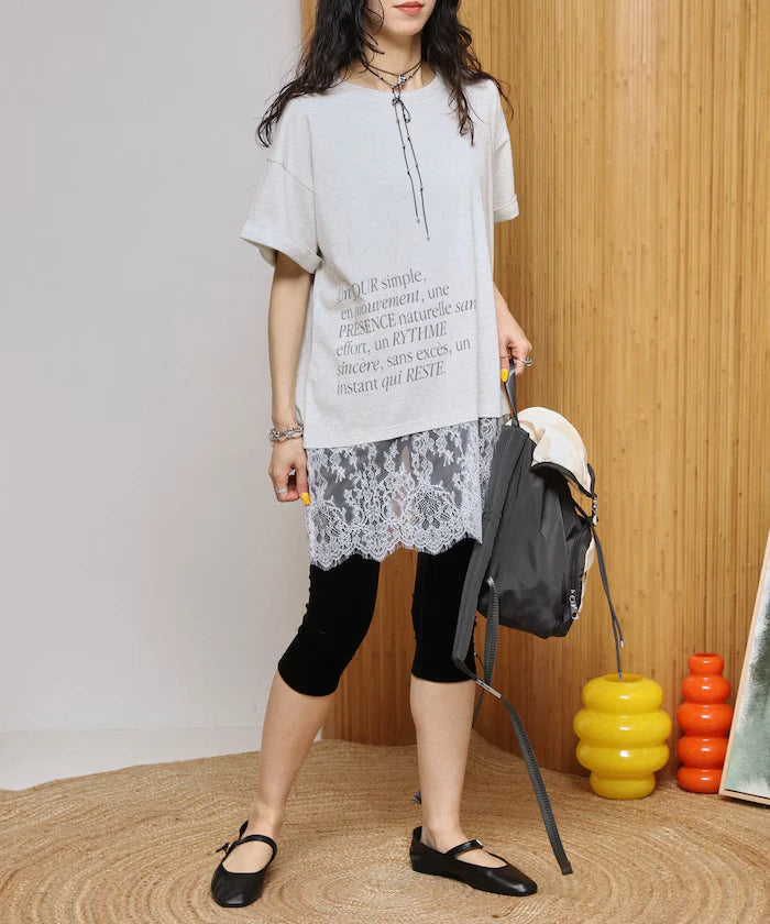 Lacedocking Print T-Shirt 【Limited Edition】