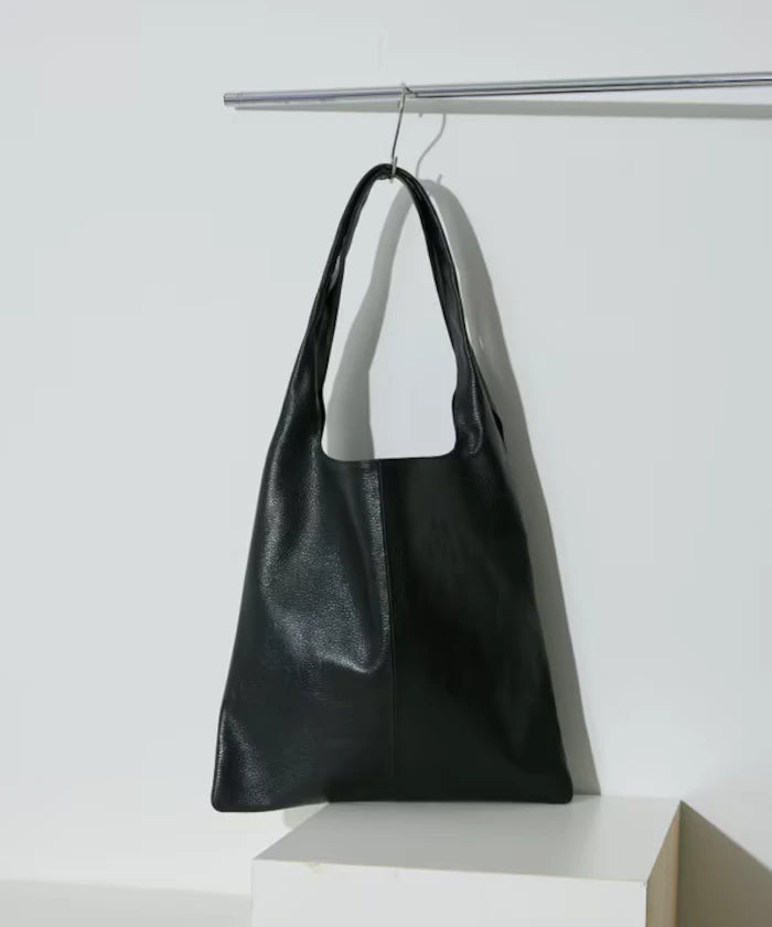 Leather Marche Bag / Leather Marche / Tote Bag / Cowhide / Water-repellent Leather