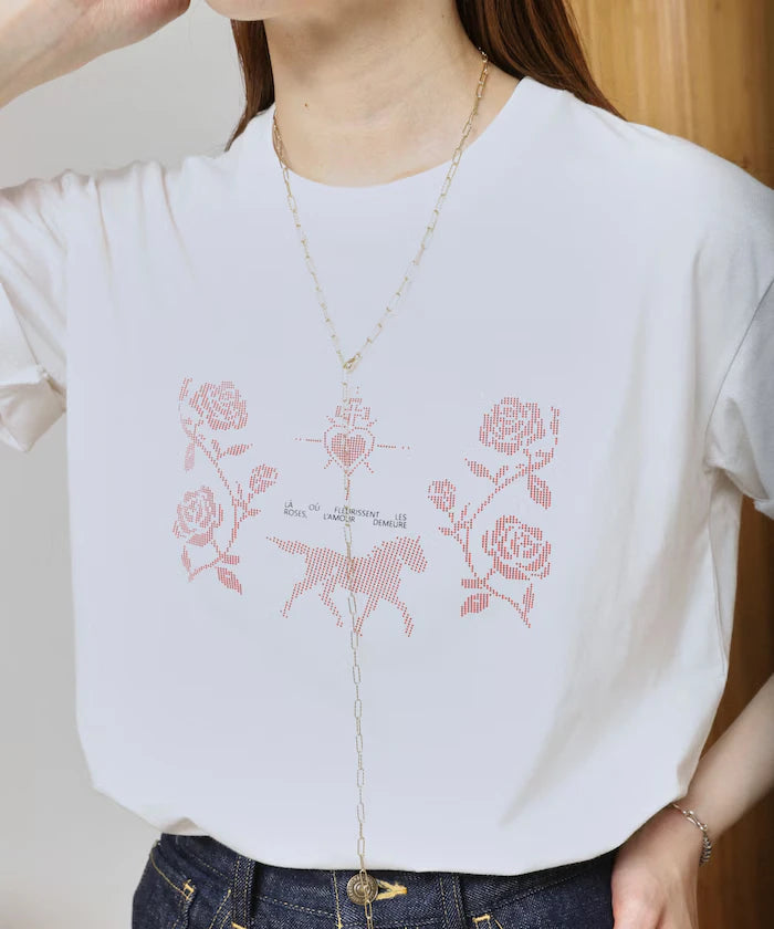 Organic Cotton Dot Graphic T-Shirt