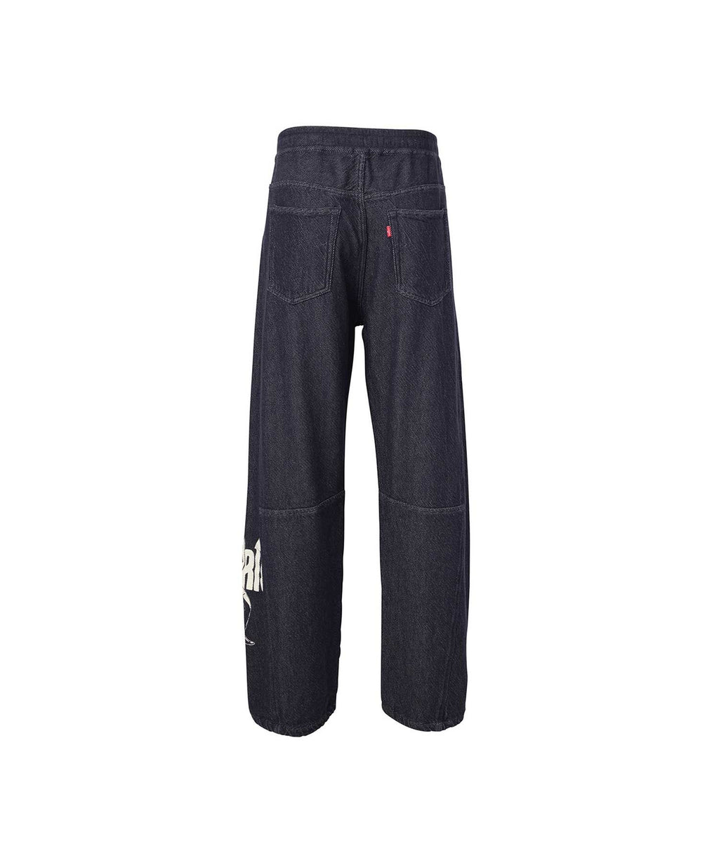 UP DOWN GIRL Denim Easy Pants