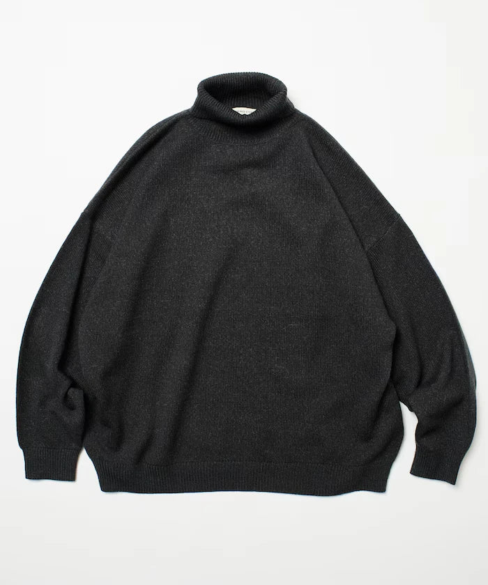 Relaxed Fit Easy Care Washable Turtleneck Knit