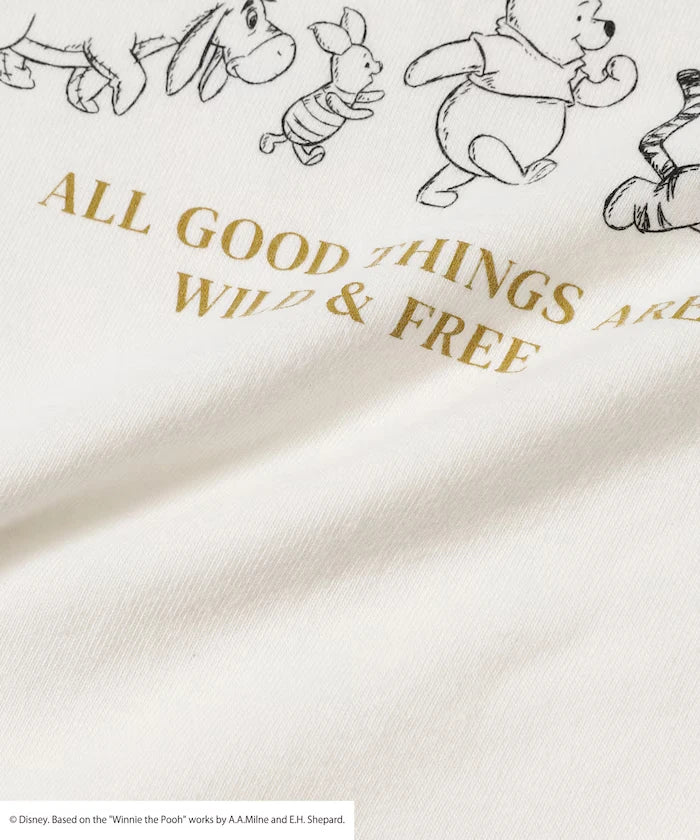Winnie-the-Pooh Front Logo Print T-Shirt