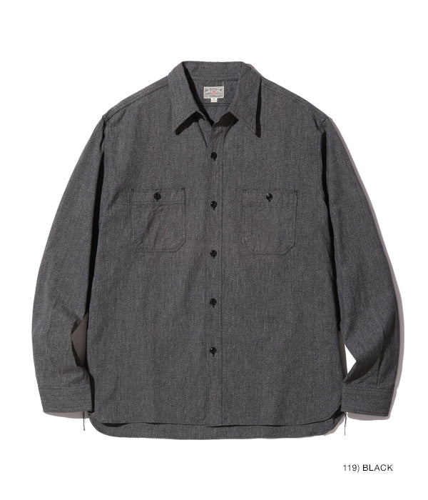 COTTON COVERT WORK SHIRT