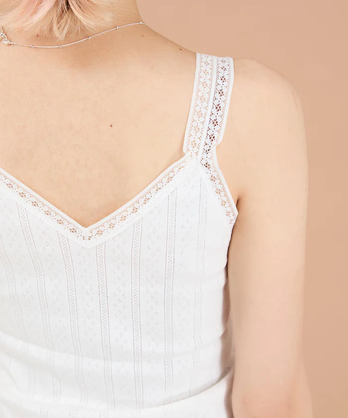 Eyelet Lace V-Neck Camisole