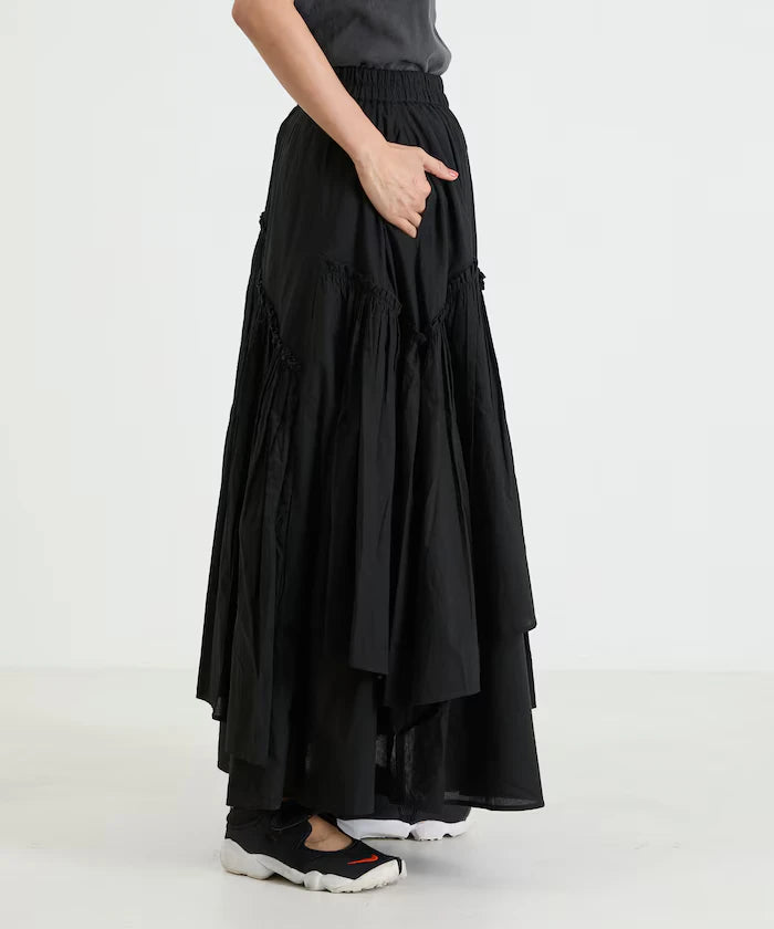 India Frill Maxi Gathered Skirt