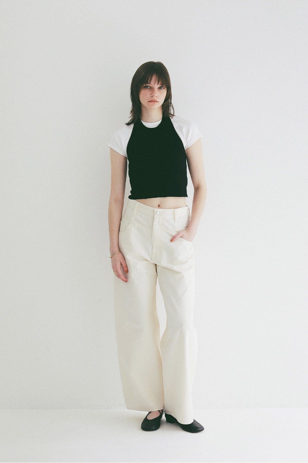 LOW WAIST BARREL PANTS