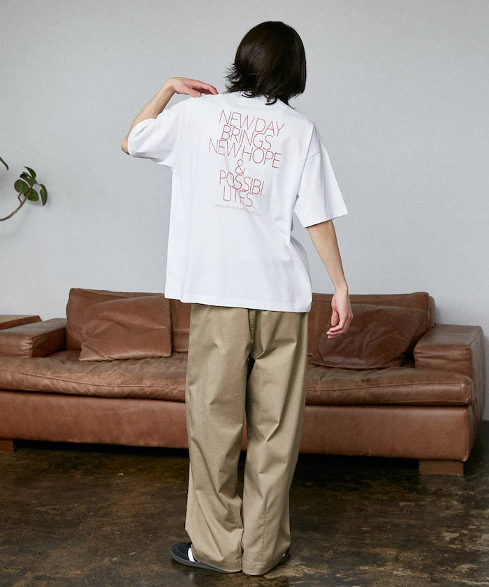 Love Pop Studio New Day Typography T-Shirt