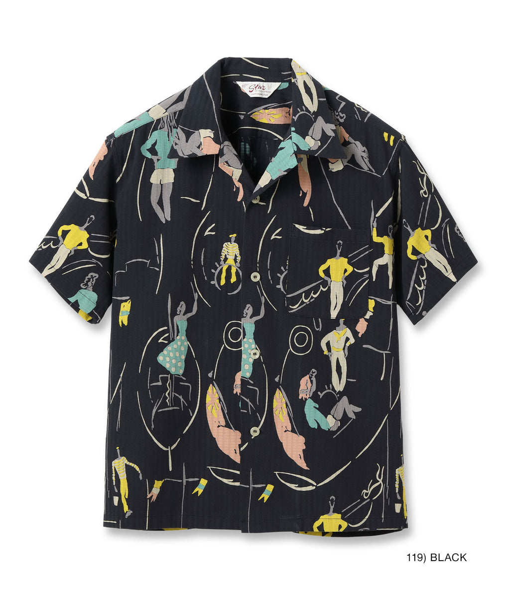 DOBBY COTTON OPEN SHIRT “SEA CRUISE”
