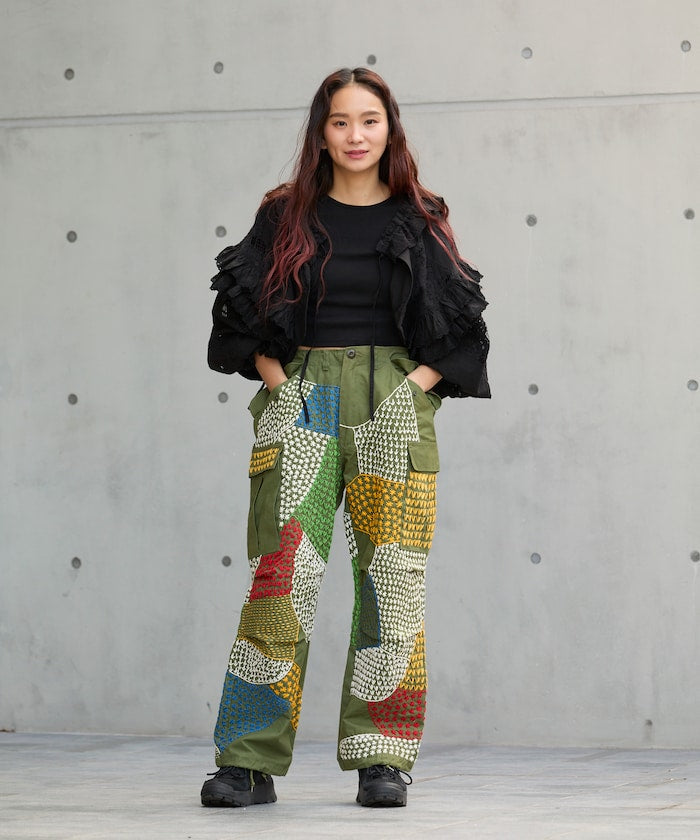 Vintage Hand-Stitched Remake Military Pants