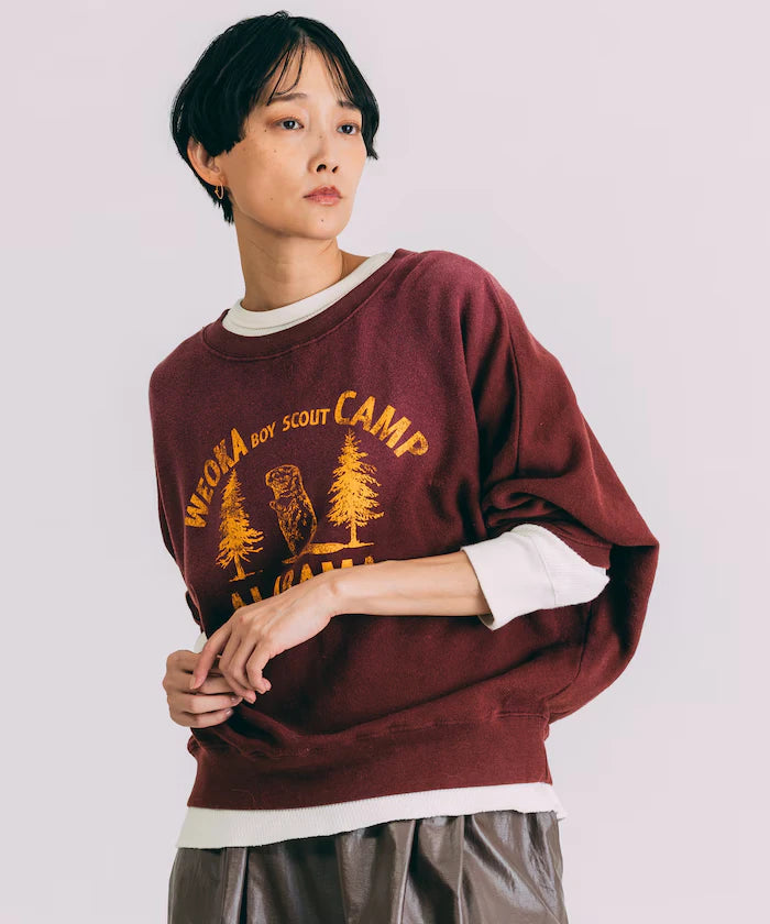 Fade Print Dolman Sweat