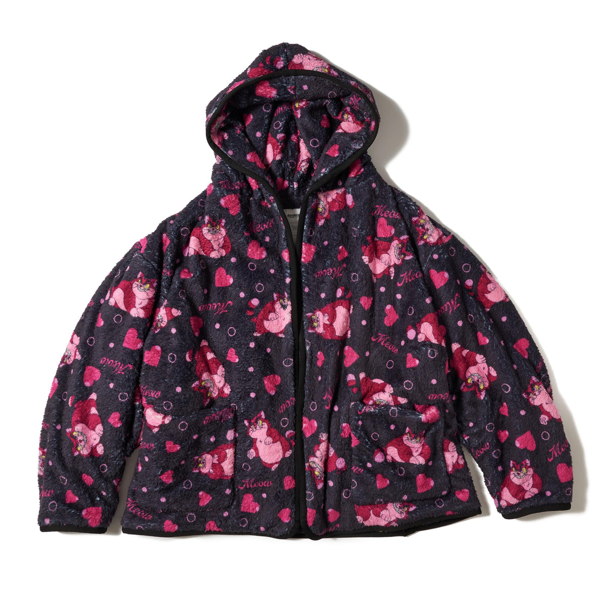 CARTOON PRINT BLANKET COAT