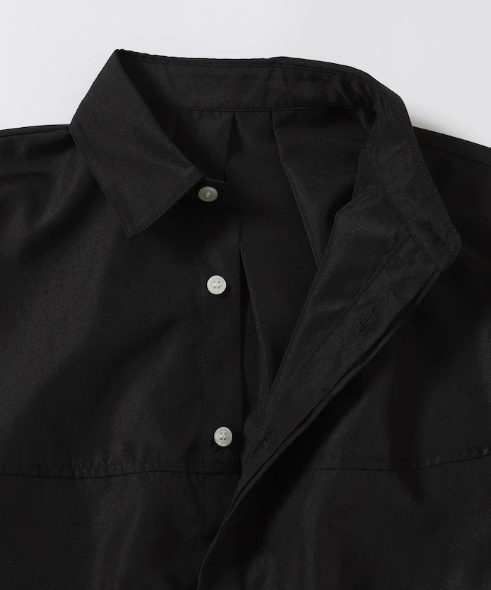Switch Short Sleeve Hem Code Blouse