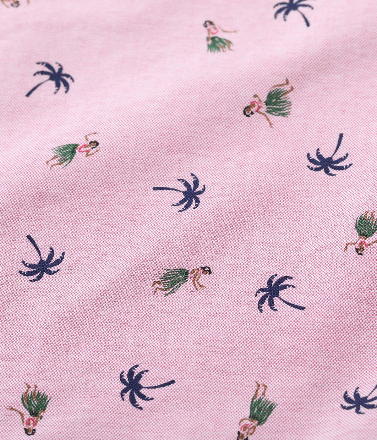Cotton Oxford B.D. Shirt 'Hula Dancer'
