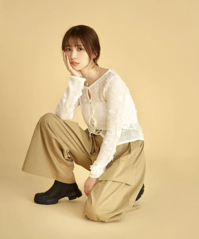 High Count Chino Wide Pants