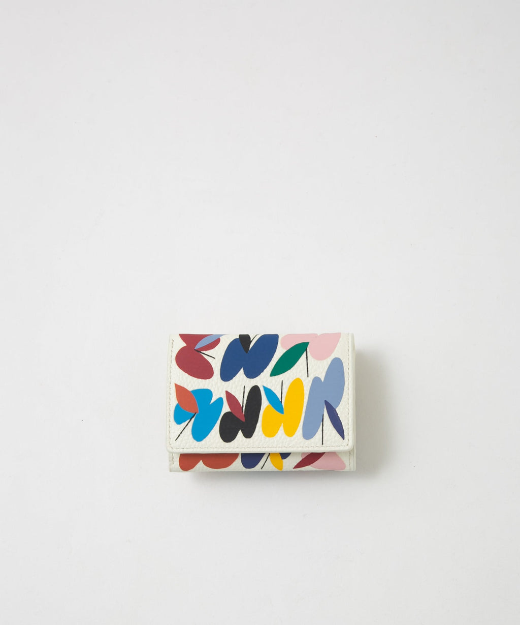 SHOGO SEKINE Collaboration Tri-Fold Wallet Ivory SMO-SKN#22