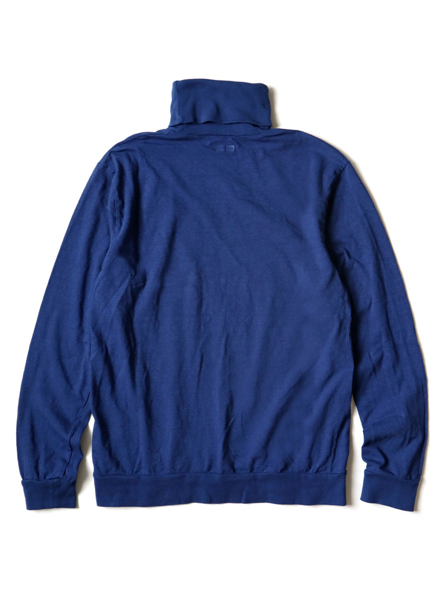 18.5/- Tenjiku High Neck Long T (PEACE embroidery)