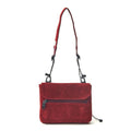 WATER PROOF SUEDE SACOCHE WALLET/WINE