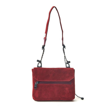 WATER PROOF SUEDE SACOCHE WALLET/WINE