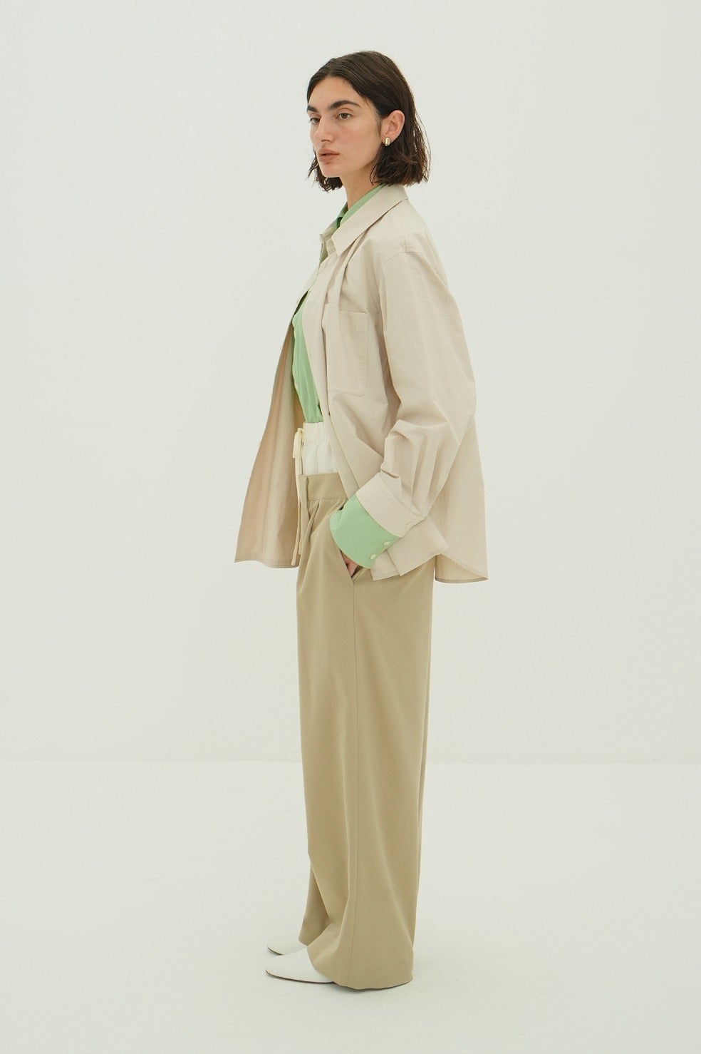 W WAIST WIDE SLACKS