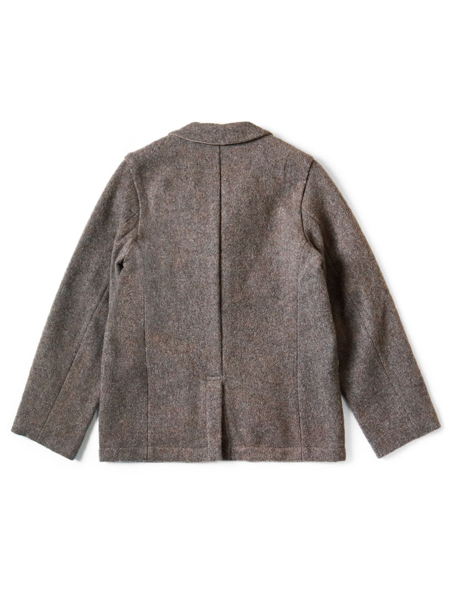 Shrunken Herringbone Wool Hospital JKT