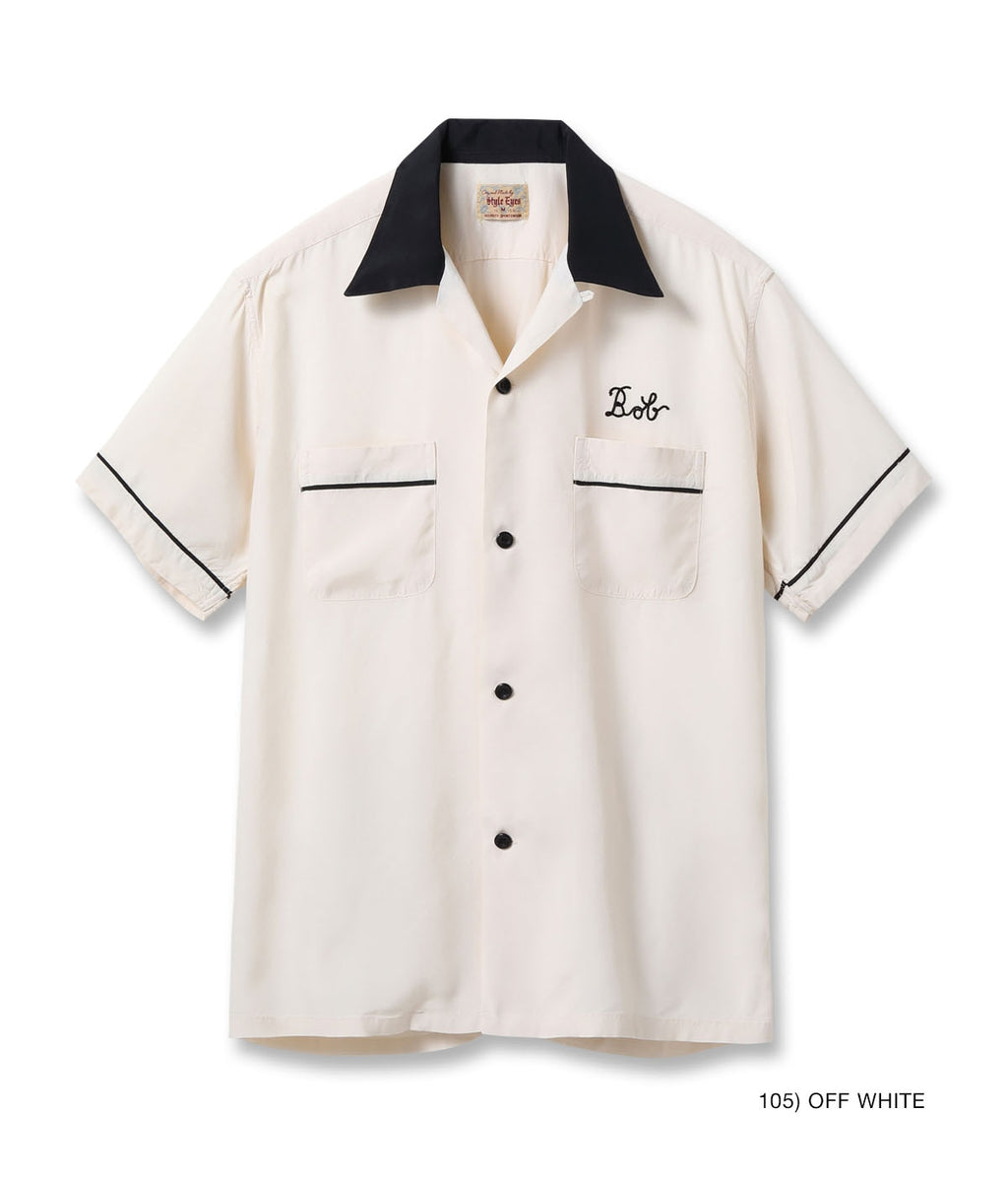 RAYON BOWLING SHIRT “PIPING”