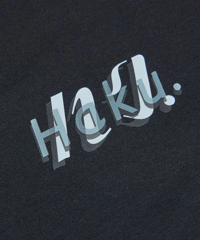 Haku. × FREAK'S STORE Multi-Function Back Print Crew Neck T-Shirt
