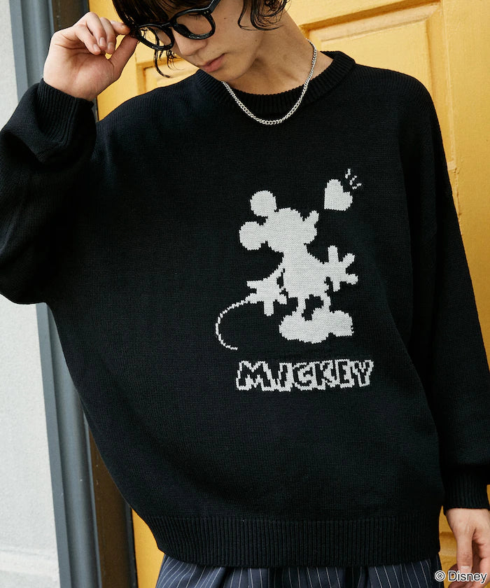 Limited Edition 'DISNEY MICKEY MOUSE' SHADOW KNIT