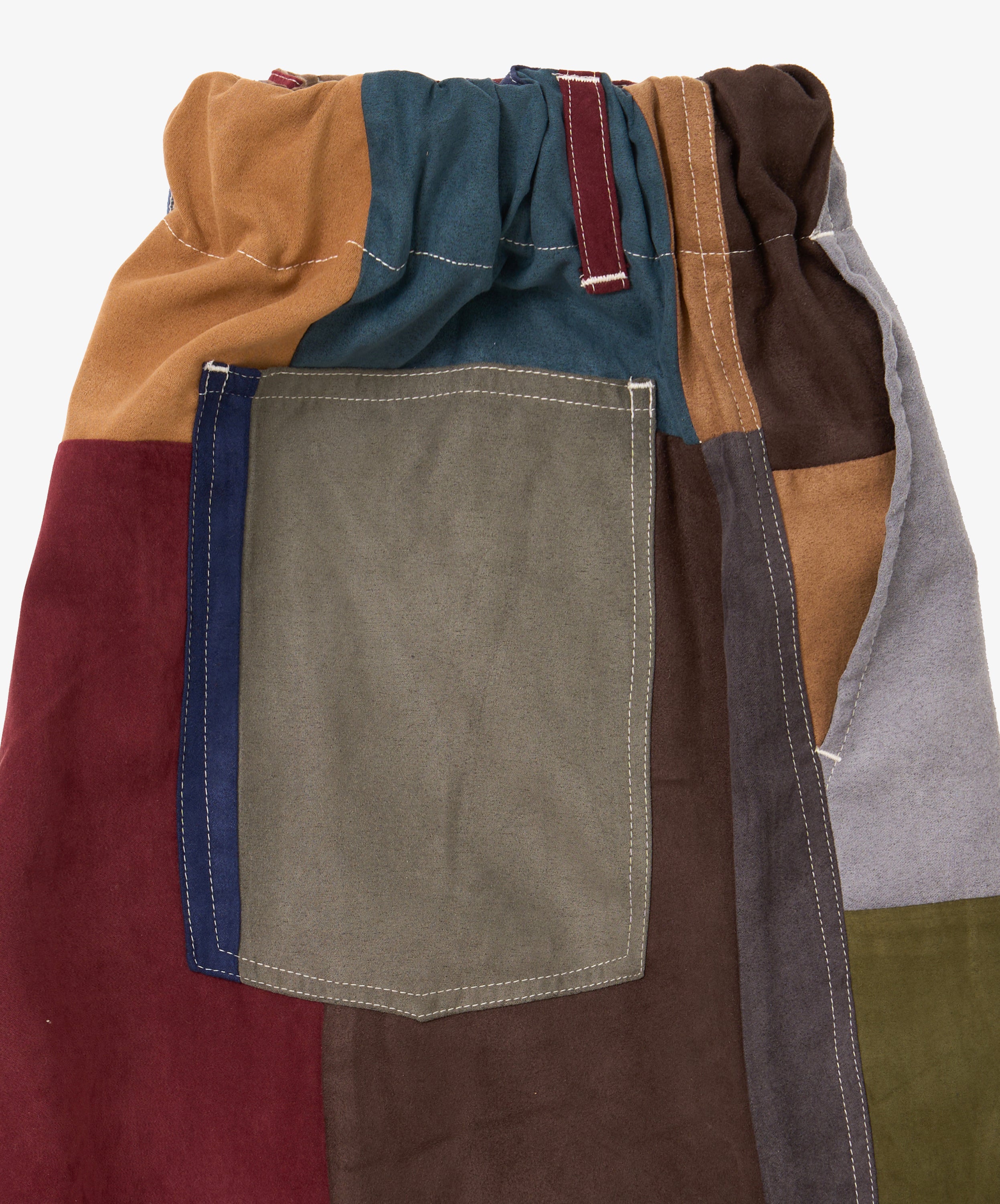 circular pants faux suede twelve