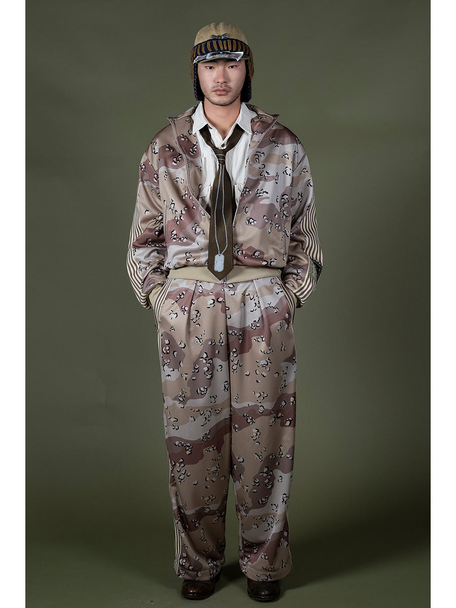 Smooth Jersey Chocolate Chip Camouflage Pattern Baggy...