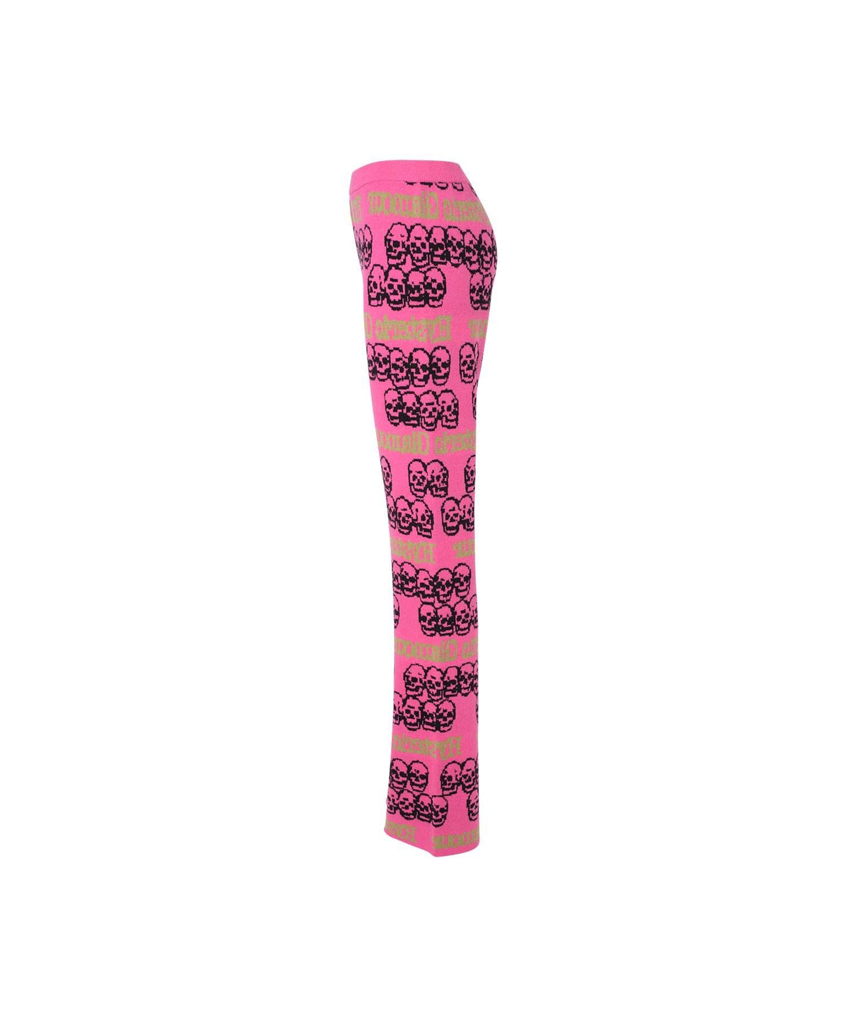 SKULL STRIPE Jacquard Pants