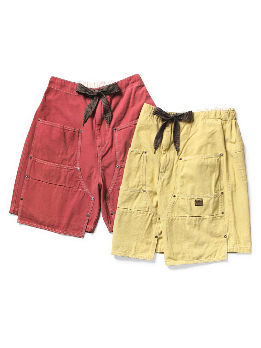 Canvas W Knee Easy Short Pants