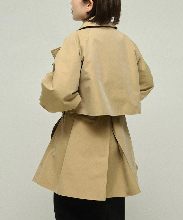 T/C Chambray Short Trench Coat