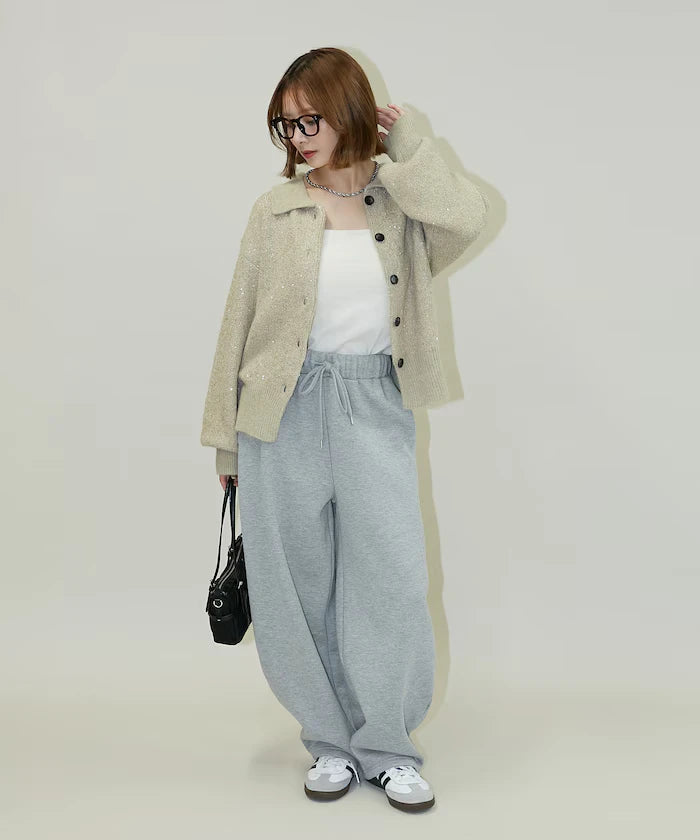 Brushed Back Sweat Curve Pants Limited Edition