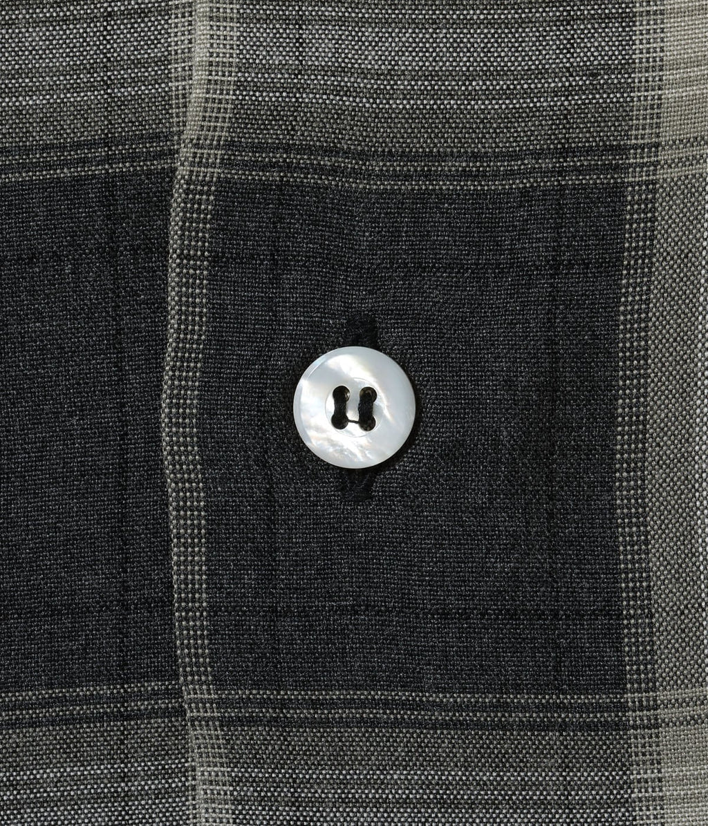 RAYON COVERT CHECK OPEN SHIRT