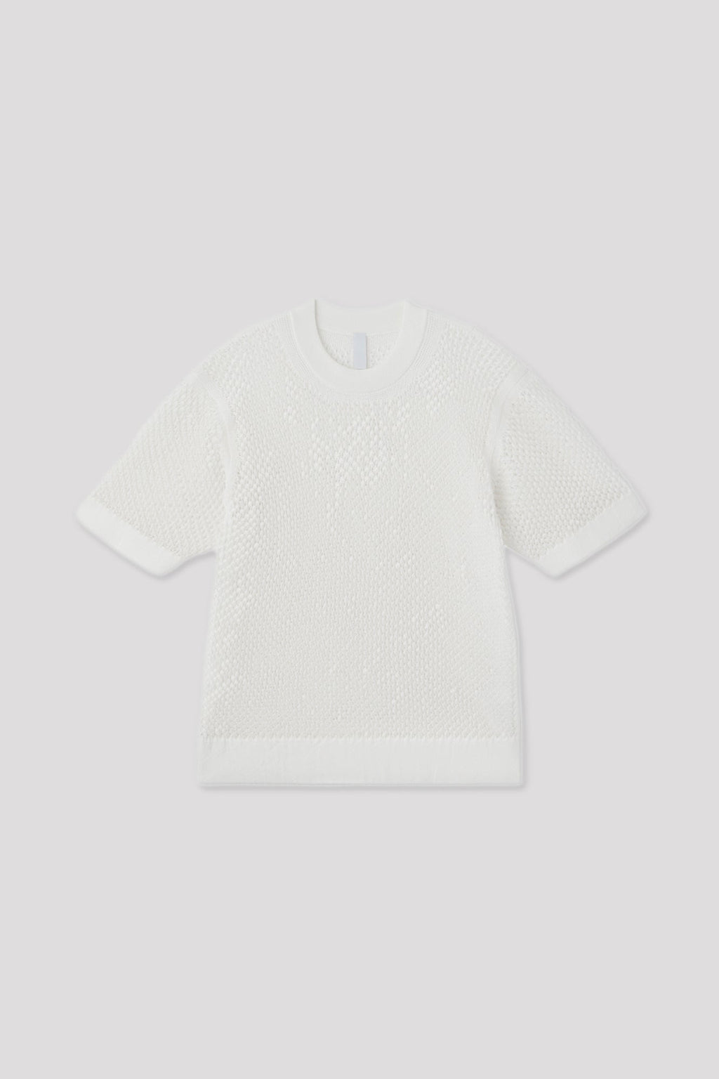 TC LATTICE SHORT SLEEVE TOP