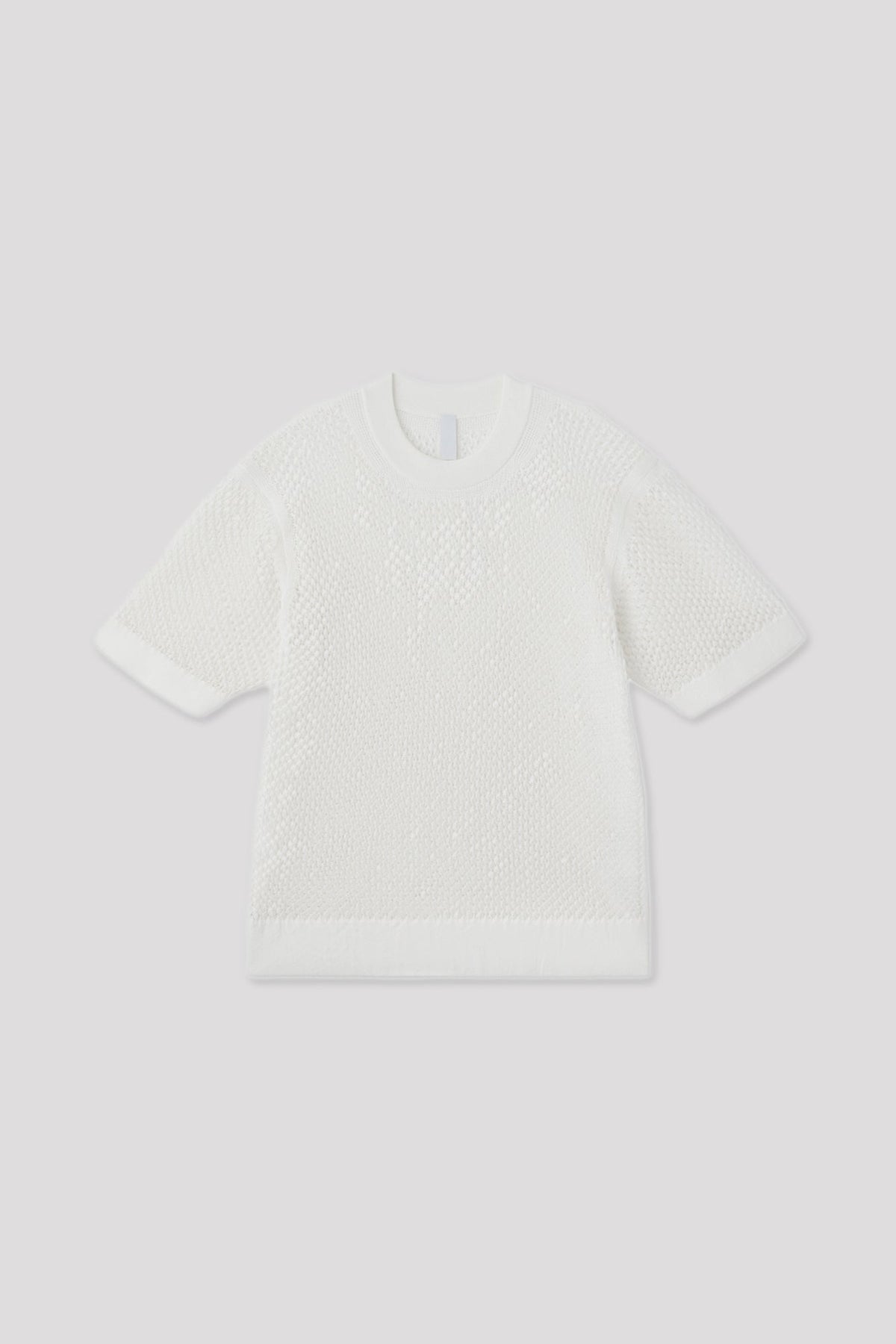 TC LATTICE SHORT SLEEVE TOP