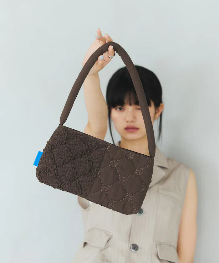 Flower Quilt Patchwork One Handle Bag