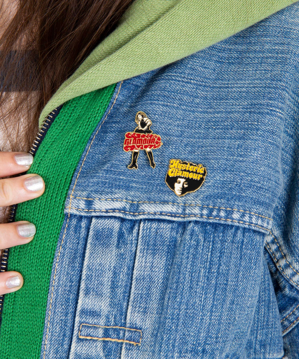 Vixen Girl Pin Badge