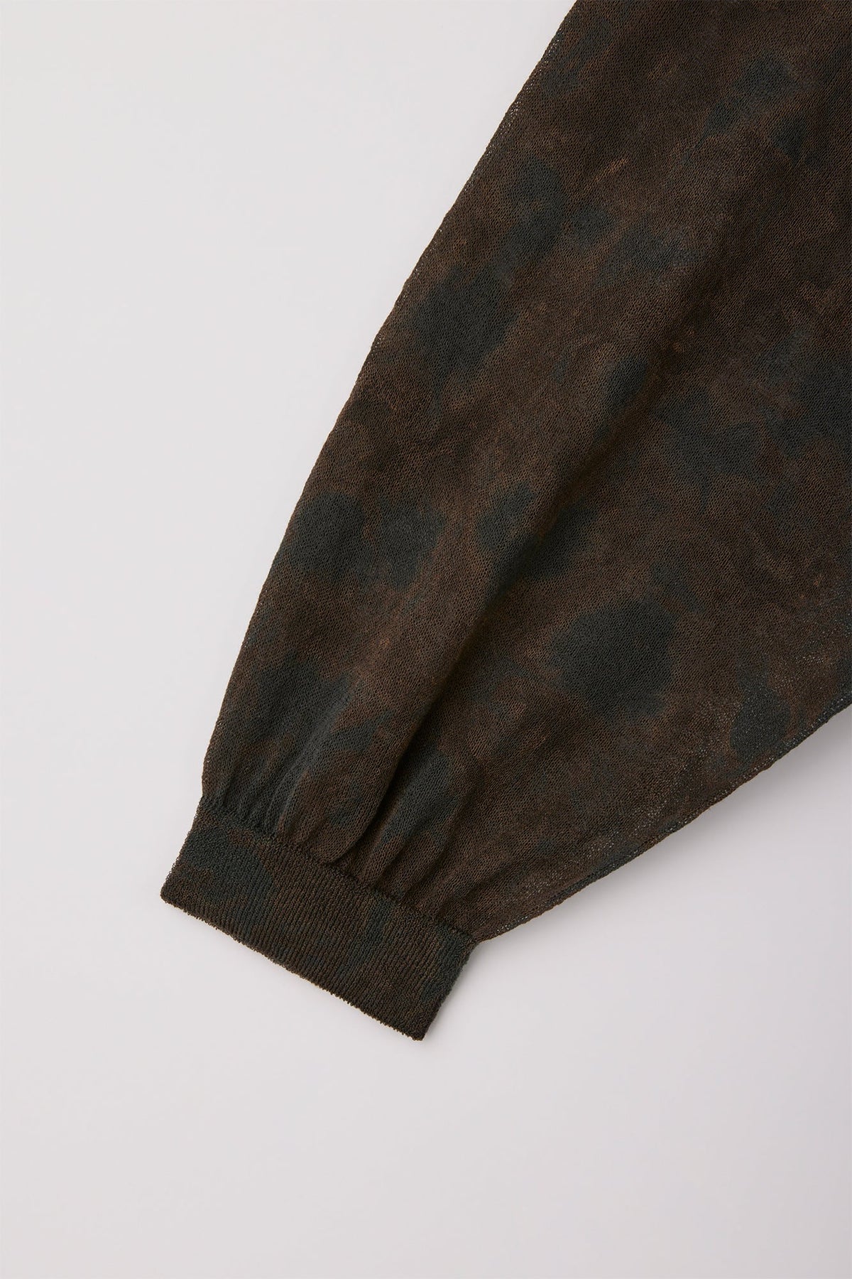 DYEING TC LUCENT CROPPED HOODIE