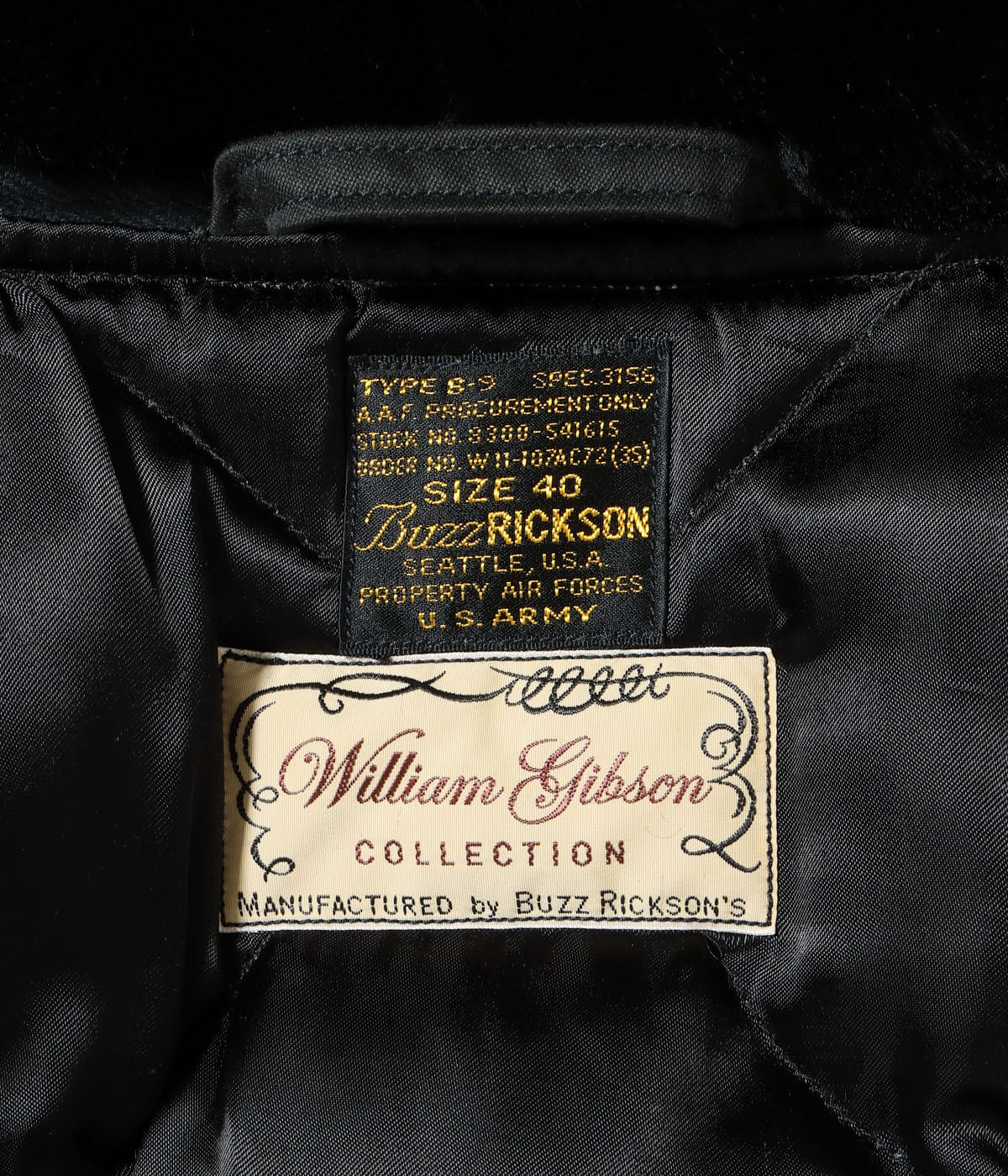 WILLIAM GIBSON COLLECTION Type BLACK B-9